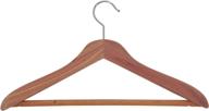 🧥 cedarfresh premium cedar coat hanger with secure fixed bar logo