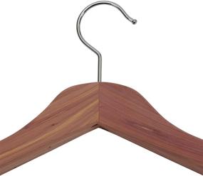 img 2 attached to 🧥 CedarFresh Premium Cedar Coat Hanger with Secure Fixed Bar