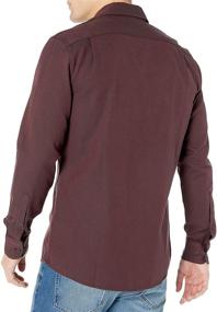 img 2 attached to 👔 Men's Goodthreads Slim Fit Long Sleeve Herringbone Heather Clothing and Shirts