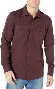 img 3 attached to 👔 Men's Goodthreads Slim Fit Long Sleeve Herringbone Heather Clothing and Shirts