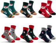🧦 vibrant cotton quarter socks: perfect boys' clothing for comfort and style logo