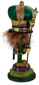 img 1 attached to 🎭 Kurt S. Adler Mardi Gras Nutcracker, 12-Inch Hollywood Style, Multi-Colored