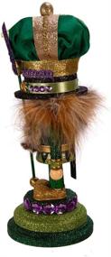 img 2 attached to 🎭 Kurt S. Adler Mardi Gras Nutcracker, 12-Inch Hollywood Style, Multi-Colored