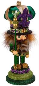 img 4 attached to 🎭 Kurt S. Adler Mardi Gras Nutcracker, 12-Inch Hollywood Style, Multi-Colored