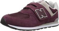 👟 evergreen hook and loop sneaker for kids by new balance 574 v1 logo