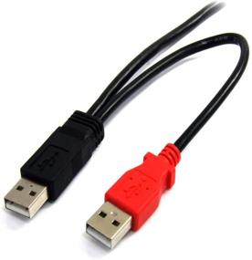 img 3 attached to 🔌 Кабель StarTech.com длиной 1 фут для внешнего жесткого диска - USB A к mini B - USB 2.0 - 1 фут - Черный - USB2HABMY1