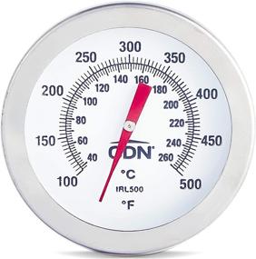 img 3 attached to 🌡️ CDN 12-Inch Silver IRL500 Long Stem Fry Thermometer