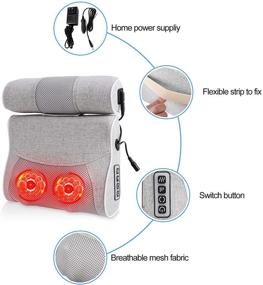 img 3 attached to Электрическая подушка массажёра для релаксации в офисе