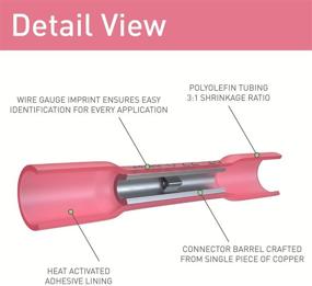 img 1 attached to 🔌 Heat Shrink Butt Crimp Connectors: Enhancing Connectivity and Efficiency with Heat Shrink Technology