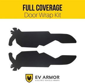 img 3 attached to 🚗 Enhance the Look of Your Tesla Model 3 with our Full Coverage Door Handle Vinyl Car Wrap Kit - 4 pcs - Matte Black