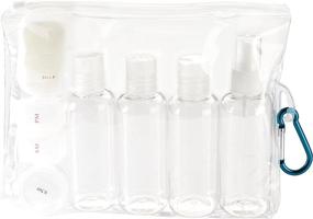 img 2 attached to 🧳 Belle Hop Travel-Friendly Carry On Bottle Set
