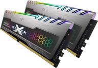 silicon power ddr4 16gb (8gbx2) xpower rgb ram turbine gaming 3200mhz (pc4 25600) 288-pin c16 1 logo