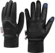 🧤 warm and functional akaso winter running bike cycling gloves for men & women logo