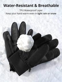 img 2 attached to 🧤 Warm and Functional AKASO Winter Running Bike Cycling Gloves for Men & Women