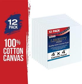 img 3 attached to US Art Supply Professional Artist Quality Acid Free Canvas Panel Boards - 4x4 inch - 12-Pack - Full Case