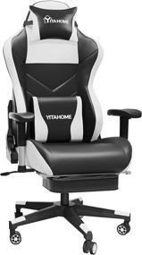 img 4 attached to 🎮 YITAHOME White Gaming Chair - Enhance Your Gaming Experience