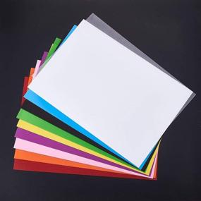 img 1 attached to Colorful Heat Shrink Sheets for DIY Art & Craft Projects - PH PandaHall's 10 Sheets, 11x7 Inch, Classroom Supply