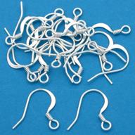 💍 stylish 20 silver plated earring hook wires: perfect findings for exquisite jewelry logo