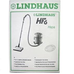 img 2 attached to 🔝 High-Quality Set: 6 Genuine Lindhaus HF6 Filtration Bags with Bonus 1 Filter Pack