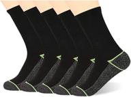 copper infused athletic crew socks for men and women - moisture-wicking, odor-resistant ankle socks (pack of 4/5) logo