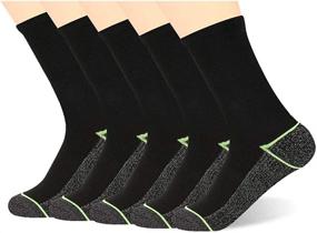 img 4 attached to Copper Infused Athletic Crew Socks for Men and Women - Moisture-Wicking, Odor-Resistant Ankle Socks (Pack of 4/5)