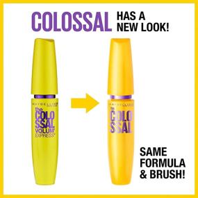 img 2 attached to 👁️ Получите драматическое оформление ресниц с тушью Maybelline Volum' Express The Colossal - Классическое черное (2 штуки)