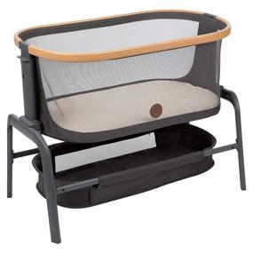 img 4 attached to 🛏️ Maxi-Cosi Iora Bedside Bassinet in Metro-Essential Graphite - Optimize Your Search!