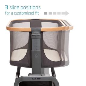 img 3 attached to 🛏️ Maxi-Cosi Iora Bedside Bassinet in Metro-Essential Graphite - Optimize Your Search!