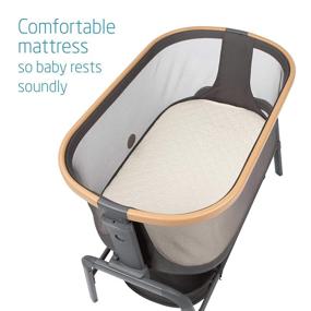 img 2 attached to 🛏️ Maxi-Cosi Iora Bedside Bassinet in Metro-Essential Graphite - Optimize Your Search!