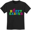 hoppy easter colorful holiday t shirt logo
