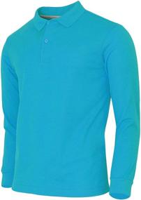 img 4 attached to 👕 BCPOLO Men's Orange Cotton Sleeve Shirt: Superior Quality Men's Clothing