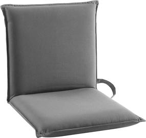 img 4 attached to 🎮 Grey Urban Shop Adjustable Poly Canvas Gaming Lounge Floor Chair