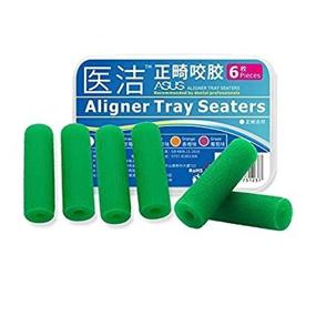 img 2 attached to Set of 6 Dentsply Teeth Chew for Patient Aligner Chewies Tray - Mint Aligners