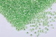 💎 gintoaria 10000 pcs/pack wedding table scatter confetti crystals acrylic diamonds vase fillers 4.5 mm rhinestones - light green: perfect decorations for wedding, bridal shower & vase beads logo
