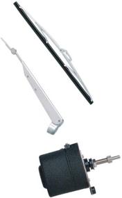 img 1 attached to High-Performance 12-Volt Marine Windshield Wiper 🌊 Kit with 2.5-Inch Shaft and 80-Degree Sweep