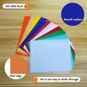 img 1 attached to Translucent Printable Vellum Drafting Sheets Scrapbooking Invitations