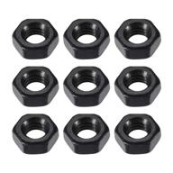 🔩 uxcell a16033100ux0565 m4 black grade 8 carbon steel hex nut (100-pack) logo