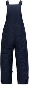 img 2 attached to 👖 PHIBEE Kids' Insulated Waterproof Snow Pants - Windproof & Warm Ski Bib Overalls for Boys and Girls