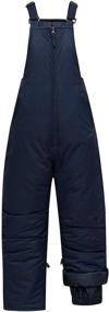 img 1 attached to 👖 PHIBEE Kids' Insulated Waterproof Snow Pants - Windproof & Warm Ski Bib Overalls for Boys and Girls
