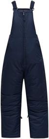 img 3 attached to 👖 PHIBEE Kids' Insulated Waterproof Snow Pants - Windproof & Warm Ski Bib Overalls for Boys and Girls