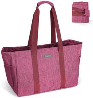 👜 extra large utility tote bag by baleine - foldable & reusable for storage & grocery shopping логотип