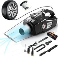 uleete 2-in-1 car vacuum cleaner with air compressor pump | high power handheld vacuum | led light & 14.8ft cord | wet/dry vacuum for cars logo