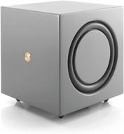 🔊 audio pro addon c-sub 6.5 inch wifi powered wireless multi-room bass subwoofer with alexa compatibility for studio and home theater - grey logo