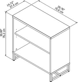 img 2 attached to White Bush Business Furniture Office by Kathy Ireland Method Bookcase Cabinet - Enhanced for SEO