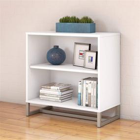 img 3 attached to White Bush Business Furniture Office by Kathy Ireland Method Bookcase Cabinet - Enhanced for SEO