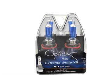 img 4 attached to Optilux Hella H71071032 XB Series H11 Xenon White Halogen Bulbs, 12V, 80W, 2 Pack - Ultimate Brightness Upgrade for Your Vehicle