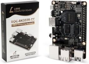 img 1 attached to 🖥️ Разработчик платы Libre Computer ROC-RK3328-CC (Renegade): Высокопроизводительный мини-компьютер с гигабитным Ethernet и USB 3.0 (2ГБ)