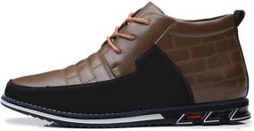 img 2 attached to COSIDRAM High Top Driving Sneakers Business Men's Shoes in Fashion Sneakers