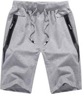 🩳 kihatwin casual workout shorts: versatile and comfy boys' elastic clothing logo