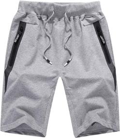 img 4 attached to 🩳 Kihatwin Casual Workout Shorts: Versatile and Comfy Boys' Elastic Clothing